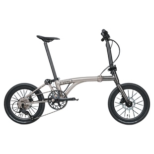 JAVA佳沃三折叠自行车油压碟刹16寸9速小布轻便携休闲通勤男女NEO