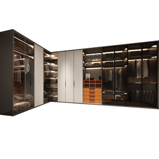 上海全屋工厂爱格板橱柜卧室衣帽推拉门兔宝设计家具柜子定制衣柜