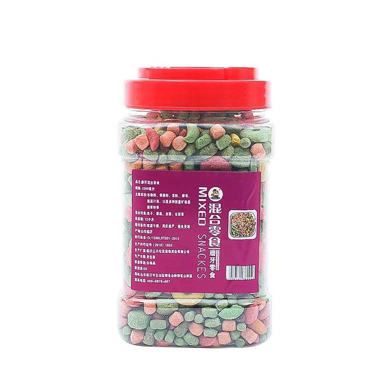 宠物兔子零食磨牙棒饼干龙猫豚鼠荷兰猪谷物草圈木瓜高纤维奖励