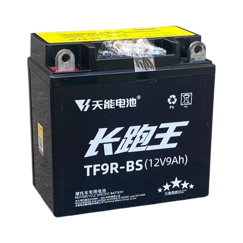 天能摩托车电瓶12v125125-7银豹
