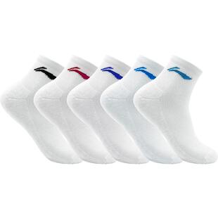 李宁运动袜羽毛球网球袜子毛巾底棉袜吸汗防滑防臭跑步短袜中筒袜