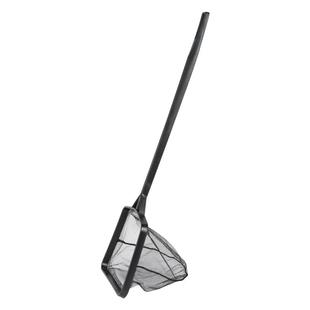 鱼缸鱼捞不锈钢可伸缩渔捞大号方型鱼网手抄网方抄网家用小鱼捞网