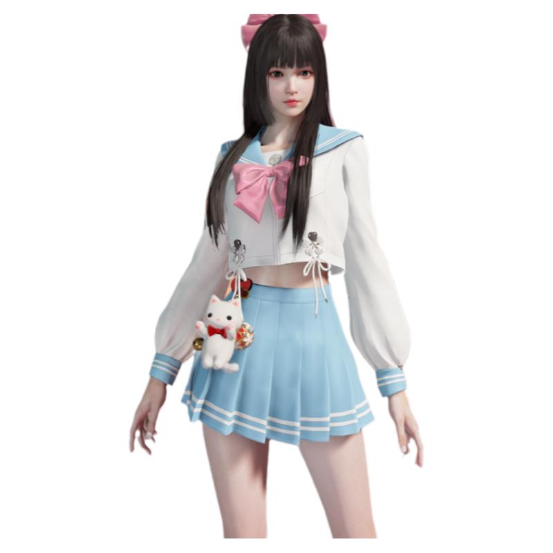 【空之境】永劫无间胡桃COS服水手服学院风春日序曲晨风可爱元气