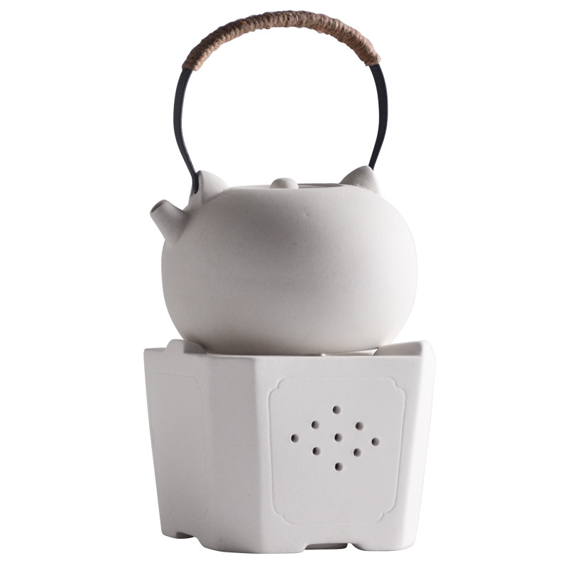 金团白泥户外车载可调节功夫茶具