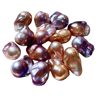 初慕珍珠  炫彩天然淡水异形精选巴洛克珍珠直播裸珠手工diy定制