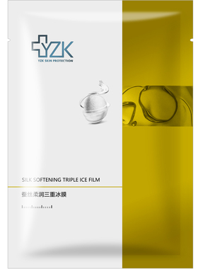【新品】医知康蚕丝柔润三重冰膜25gX6片