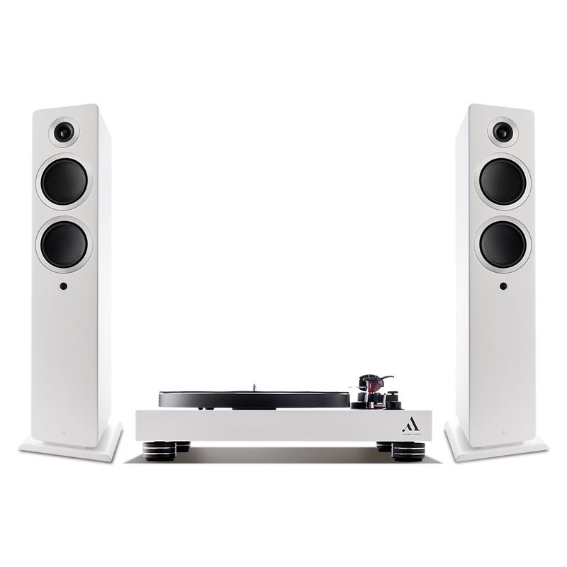 ARGON AUDIO TT-4复古黑胶唱片机 A55MK2高保真HIFI有源书架音箱