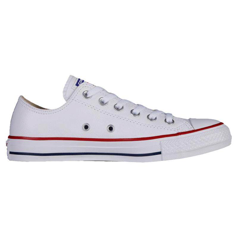 CONVERSE匡威官方 All Star经典皮质男女低帮运动鞋黑色132174C 威 实拍商品图