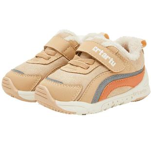 卡特兔棉鞋2024新款冬季宝宝加绒运动鞋防滑机能鞋男女童保暖鞋