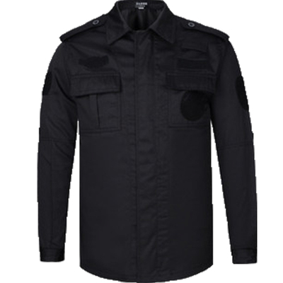 保安工作服春秋套装作训服黑色