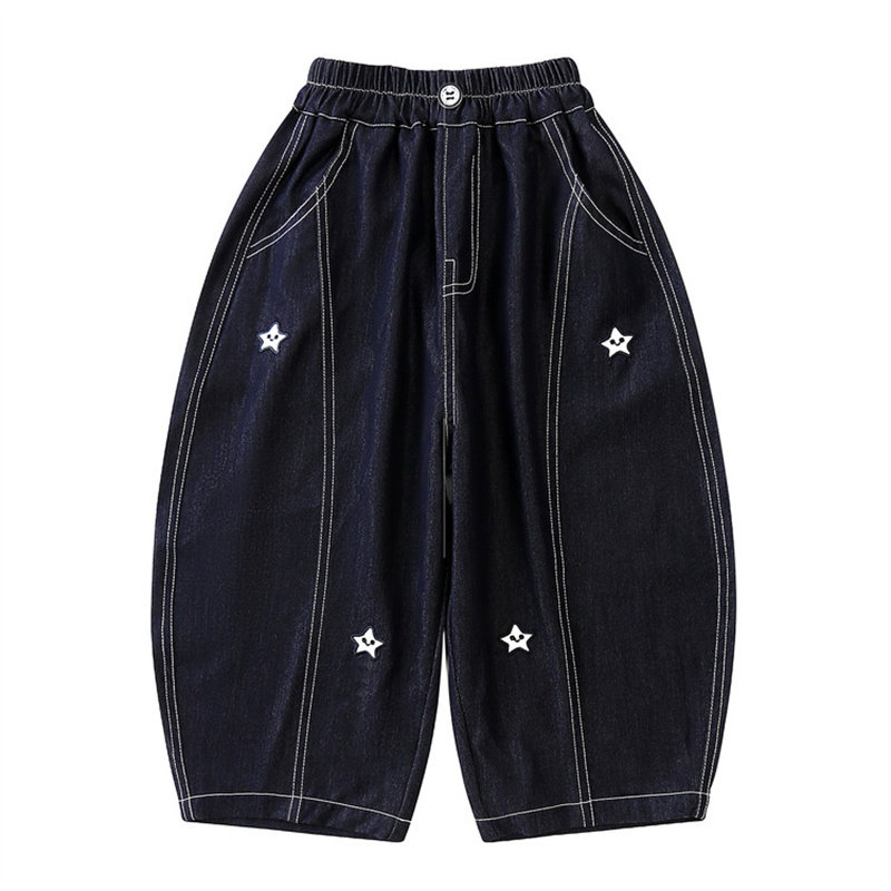 舒适薄款夏季九分牛仔裤新品
