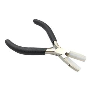 包邮优惠宽平口尼龙头钳不伤线拉直线DIY珠宝首饰绕线夹持工具