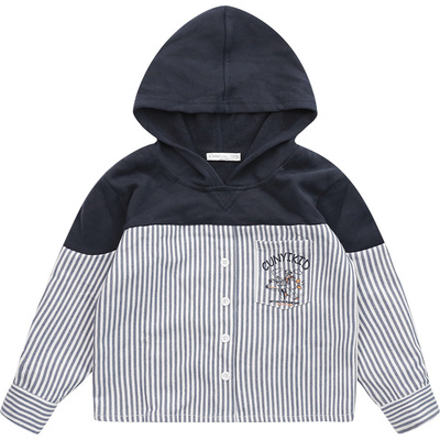 卫衣童装纯一良品新品男童春秋