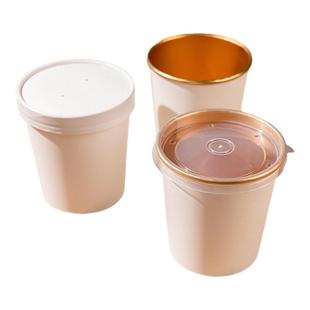 商用热糖水打包盒350/480ml一次性红豆沙甜品汤耐高温外卖粥桶杯