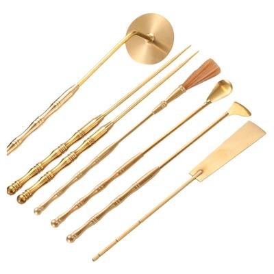 香道工具入门套装打拓香勺香篆铲灰压扫空熏纯铜用具配件香印沉香