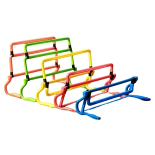 四档调节跨栏架青少年中小学生运动可拆卸折叠敏捷栏足球训练器材