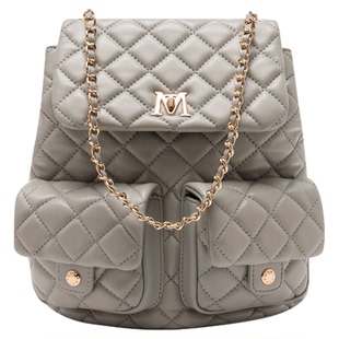 梦特娇女包羊皮菱格轻便双肩背包休闲通勤轻奢小香风单肩小背包