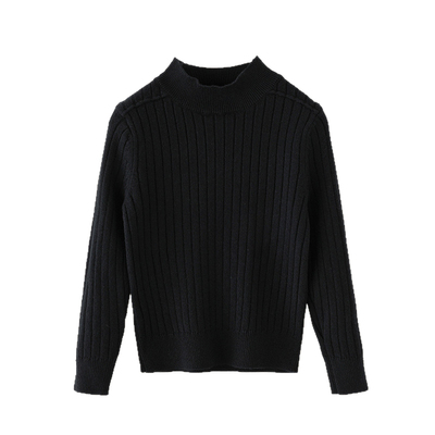 韩版洋气男女童毛衣半高领羊毛衫