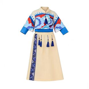 第十三届小荷风采金奖【迎春】舞蹈演出服中小学生艺演女童演出服