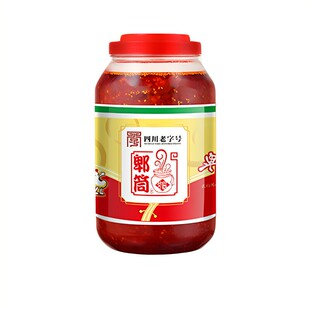 正宗四川郫筒 免剁豆瓣酱 加细豆瓣酱 红油郫县豆瓣酱6斤商用桶装