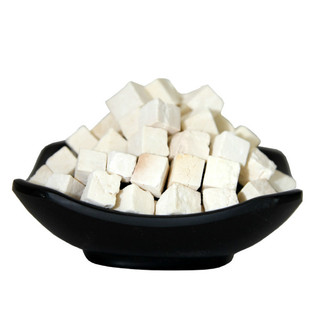 茯苓白茯苓500g克中药材野生云南茯苓丁天然土茯苓块可打粉泡茶水