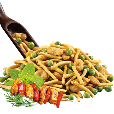 甘源牌烤肉味虾条豆果100g