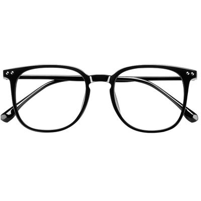 黑框近视眼镜可配度数高级感显瘦