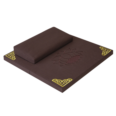 椰丝折叠跪拜瑜伽冥想加厚打坐垫