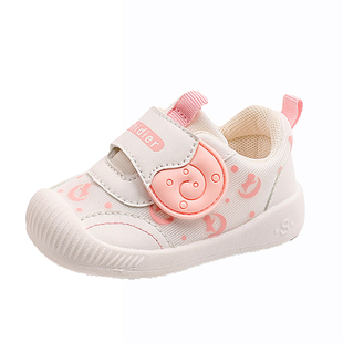 春秋款男女宝宝学步鞋0一1-2岁加绒冬季二棉鞋婴儿鞋软底小童鞋子