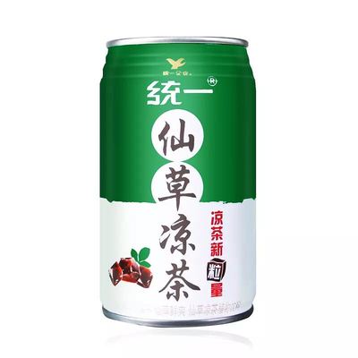 统一仙草凉茶植物饮料罐装广东