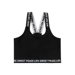 儿童吊带背心发育期中大童女孩内衣女童夏季运动瑜伽无袖打底上衣