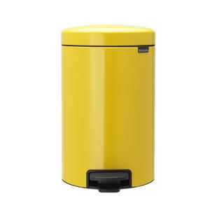 brabantia 柏宾士12L脚踏式垃圾桶家用客厅厨房垃圾桶废纸篓带盖
