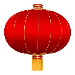 大红灯笼广告印字新年元旦春节装饰户外防水防晒铁口绸布大号灯笼