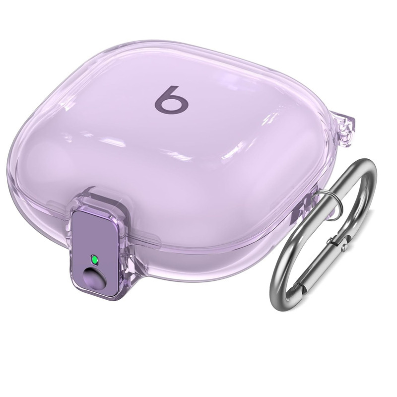适用魔音Beats Fit Pro保护套beatsfitpro耳机壳防摔透明TPU防摔软壳纯色晶透连体耳机套