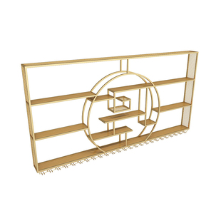 定制酒架悬挂置物架铁艺吧台壁挂餐厅红酒架墙上挂式酒架酒吧酒柜