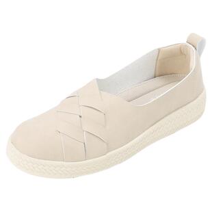 pansy盼喜春夏浅口单鞋日本女鞋一脚蹬编织透气休闲通勤百搭单鞋