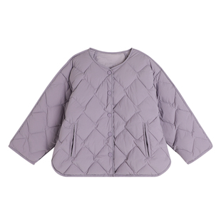 布丁哈鲁童装冬装女童外套2025秋冬季新款儿童加绒加厚羽绒服马甲