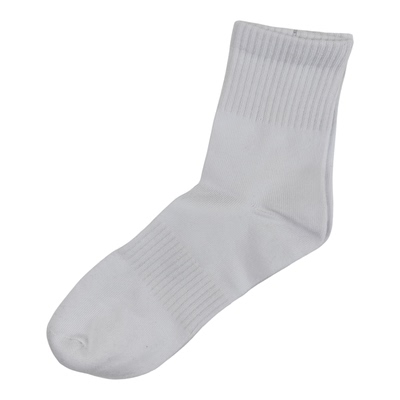 男士中筒袜春夏季吸汗透气纯棉袜子纯色黑白灰百搭运动袜库存清货