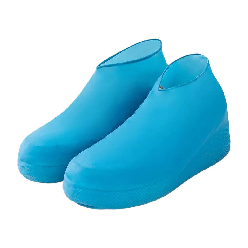 防水鞋套防滑加厚耐磨雨鞋套乳胶户外防雨男女雨靴套便携中筒靴套