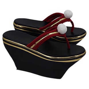 王者荣耀 花合斗黑发形态 cosplay鞋cos鞋来图定做动漫演出鞋定制