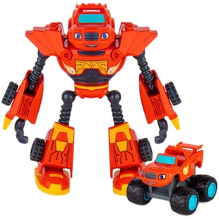 正版旋风战车队飙速变形机器人玩具飚速合金汽车达林顿救援巴士