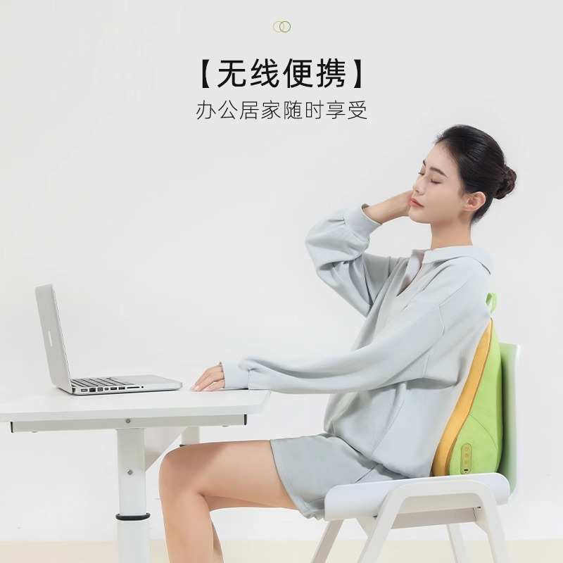 斐舍尔腰部按摩器颈椎按摩仪热敷家用按摩枕