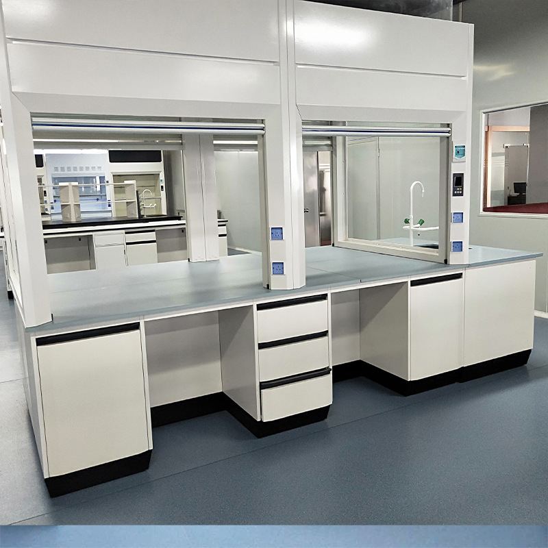 实验室全钢通风柜 物理化学化验通风橱实验台排风柜桌上型通风柜