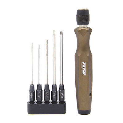 RTW亚拓螺丝批内六角螺丝刀组套装工具5组合德国旋具头批头工业级