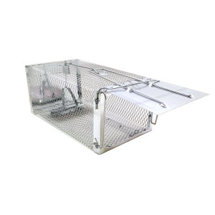 捕鼠笼子大号高灵敏踏板式捕鼠器家用灭鼠器连续捕捉鼠笼只进不出