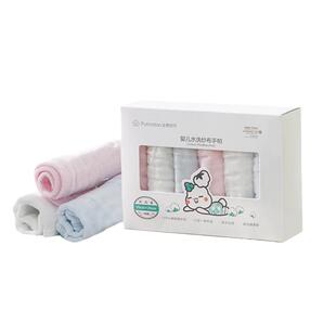 全棉时代纱布手帕纯棉口水巾新生儿围嘴婴儿洗脸宝宝小方巾6条