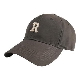 65cm大头围帽子男士加深加大码鸭舌帽女款显脸小R标大檐棒球帽春