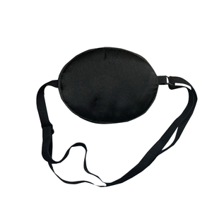 成人儿童全遮光训练斜视弱视近视男女独眼龙海盗桑蚕丝真丝单眼罩