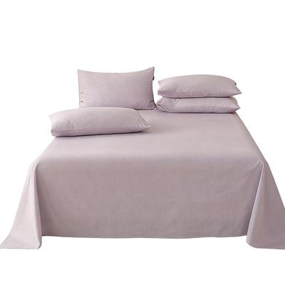 无印良品加厚磨毛纯棉床单单件