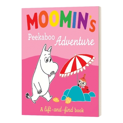 英文原版绘本Moomin's Peekaboo Adventure: A Lift-and-Find Book 姆明的躲猫猫历险记 晚安童话儿童英语读物故事书